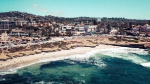 an image of the San Diego coast