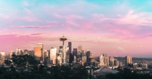 Seattle skyline with Space Needle